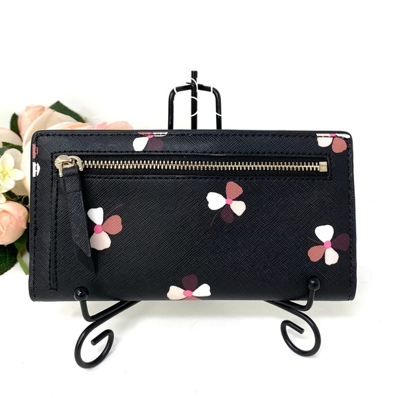 Kate♠️Spade LG Bifolder Wallet Cameron Black Multi - Picture 2 of 7